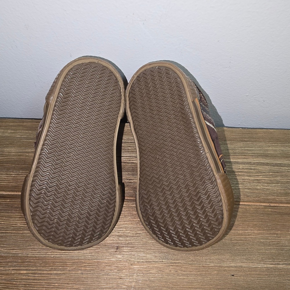 Stride Rite Lil Prescott Brown Suede Leather Baby Shoes Size 2M - Picture 4 of 5